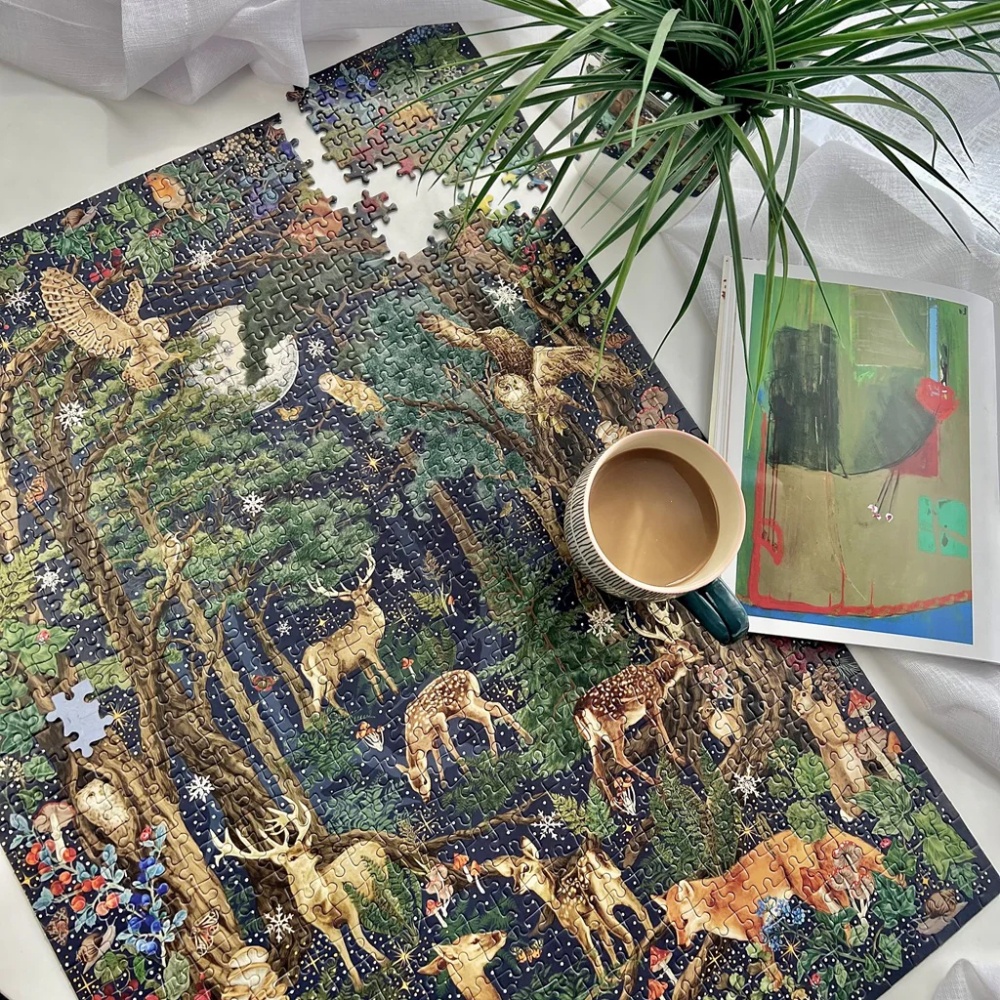 Gibsons - The Art File: Into the Forest - 1000 Piece Jigsaw Puzzle - Image 3
