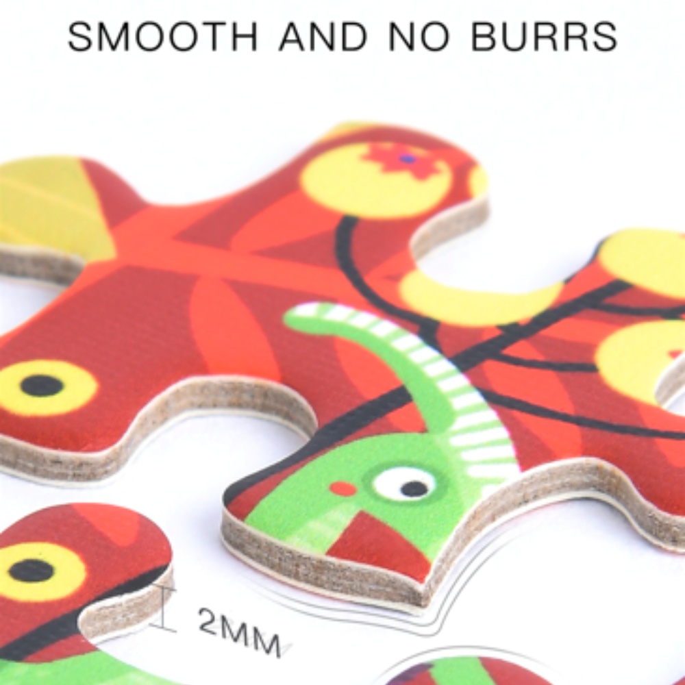 Mideer - Dinosaur Shaped Kids Jigsaw Puzzle - 280pcs - Image 4