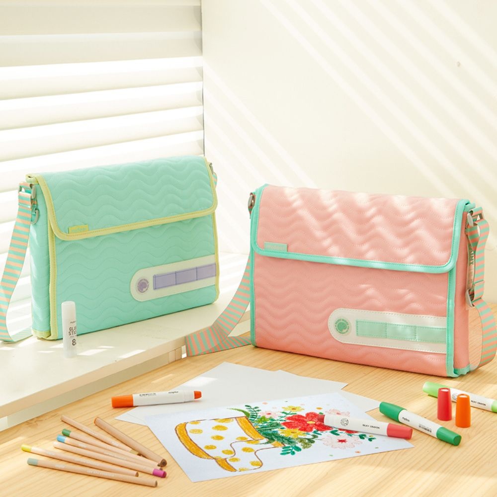 Mideer - Kids Drawing Art Set with Carry-on Bag - Pink - 75pcs - Image 7