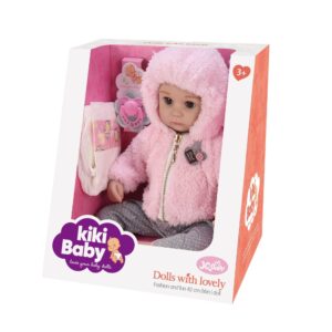 Baby Doll with Clothing & Accessories - Soft Cotton Body - 40cm