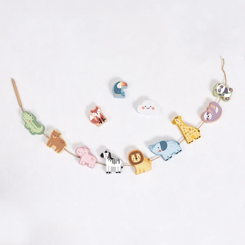 TookyToy - Fine Motor Lacing Animals Set - Image 8