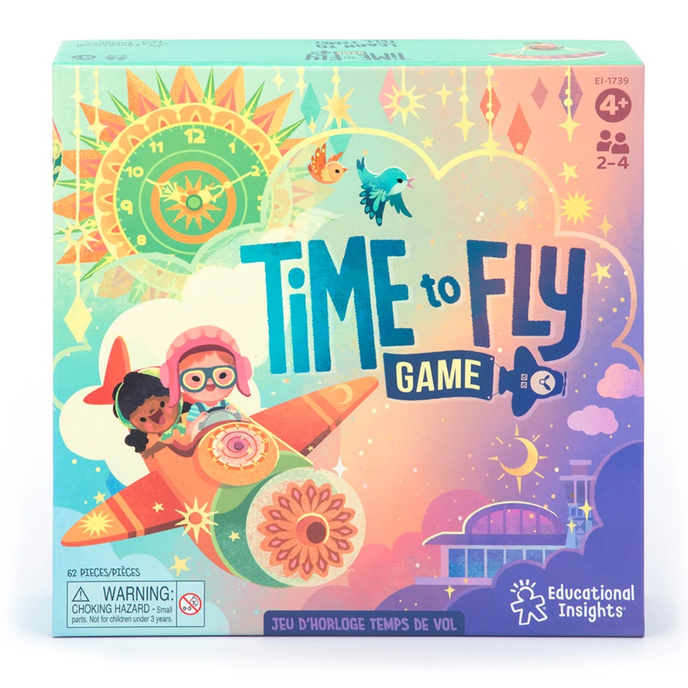 Educational Insights Time to Fly: Telling Time Learning Board Game for Kids - Image 8