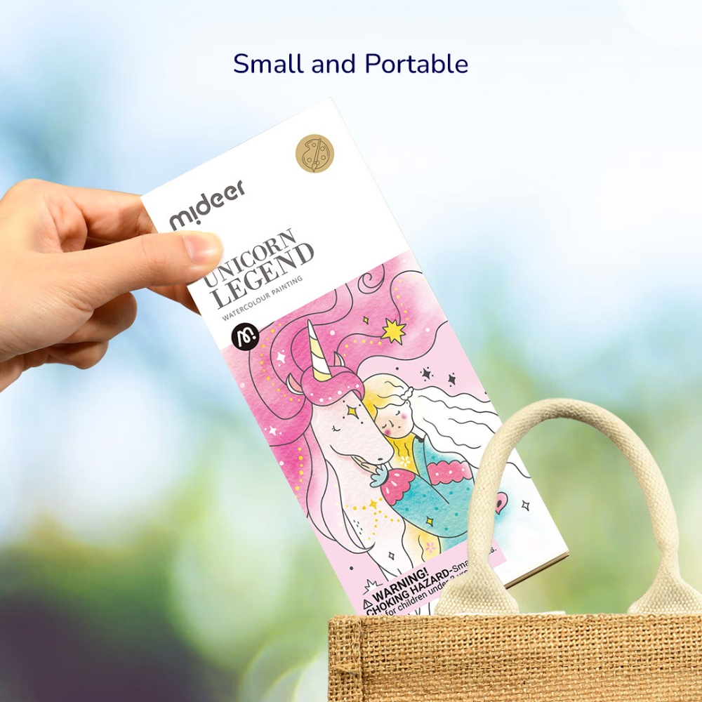 Mideer - Watercolour Painting Set - Travel Size - Unicorn Legend - Image 5