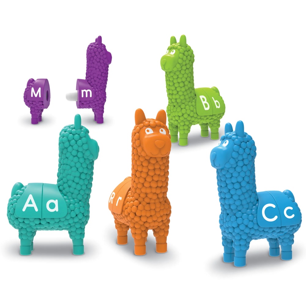 Learning Resources - Snap-n-Learn™ Letter Llamas: ABC Alphabet Fine Motor Toy Toddlers - Image 4