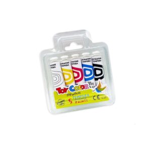 Toy Color - Tempera Paint Tubes Set 5 x 12ml - Non-Toxic Water-Based Art Paint