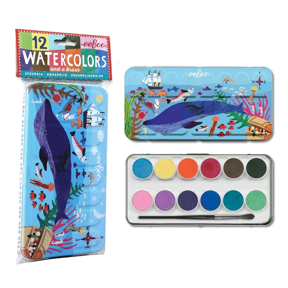 eeBoo - WaterColours - In The Sea - 12pcs - Image 3