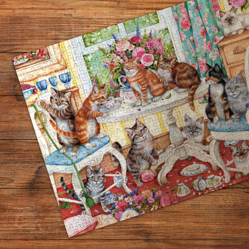 Gibsons - Tails from the Tea Party - 500 Piece Jigsaw Puzzle - Image 4
