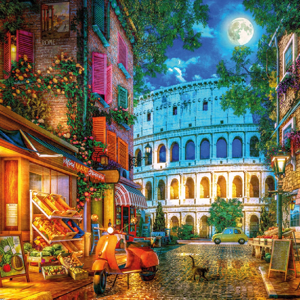 Gibsons - The Colosseum by Moonlight - 1000 Piece Jigsaw Puzzle - Image 4