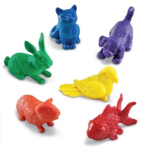 EDX Education - Counters - Jumbo Pets 6 Colours - 48Pc Polybag