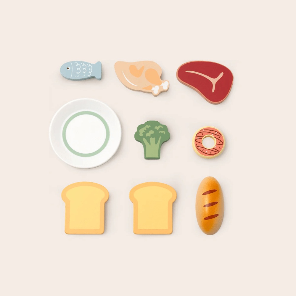 TookyToy - Pretend Play Microwave Oven Toy Set - Image 8