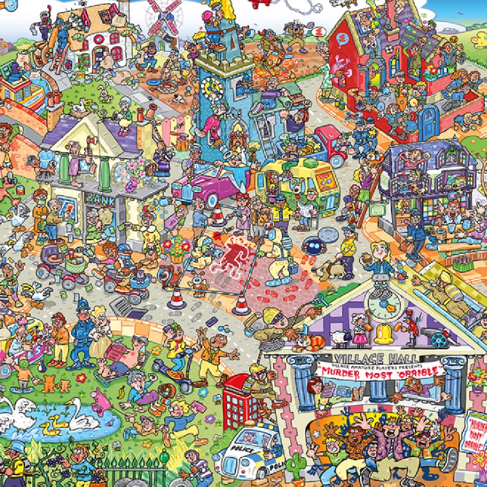 Gibsons - Jokesaws: Midsummer Mayhem - 1000 Piece Jigsaw Puzzle - Image 4