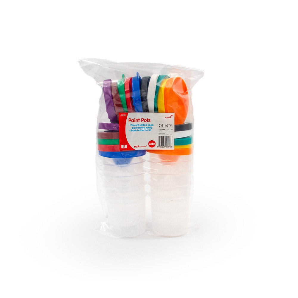 EDX Education - Paint Pot Set 10pc pbag - Image 5