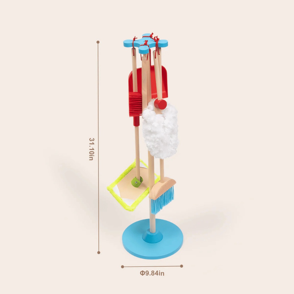 TookyToy - Pretend Play Keeping Tidy Kids Cleaning Tool Playset - Image 5