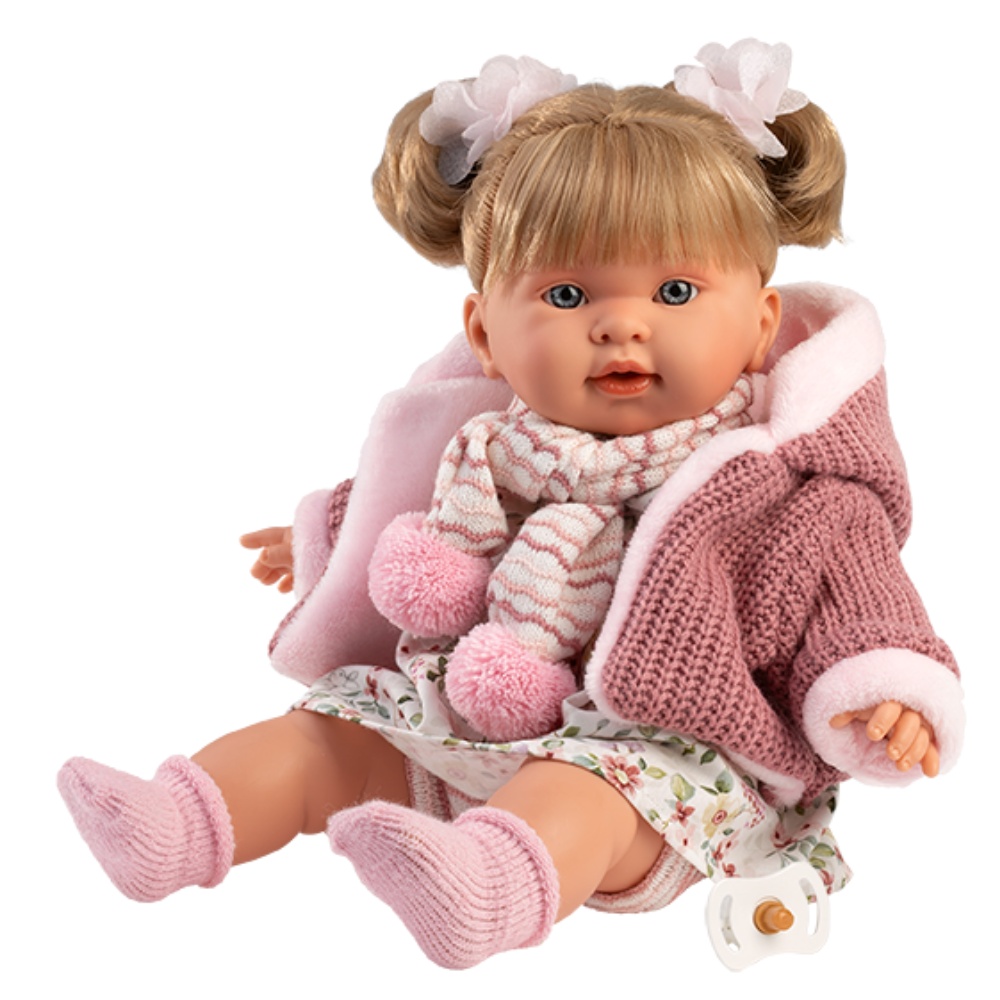 Llorens - Baby Girl Doll with Crying Mechanism, Clothing & Accessories: Alexandra - 42cm - Image 2