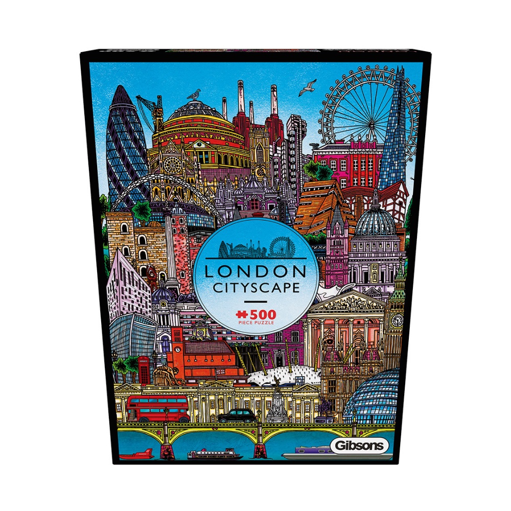 Gibsons - London Cityscape - 500 Piece Jigsaw Puzzle - Image 4