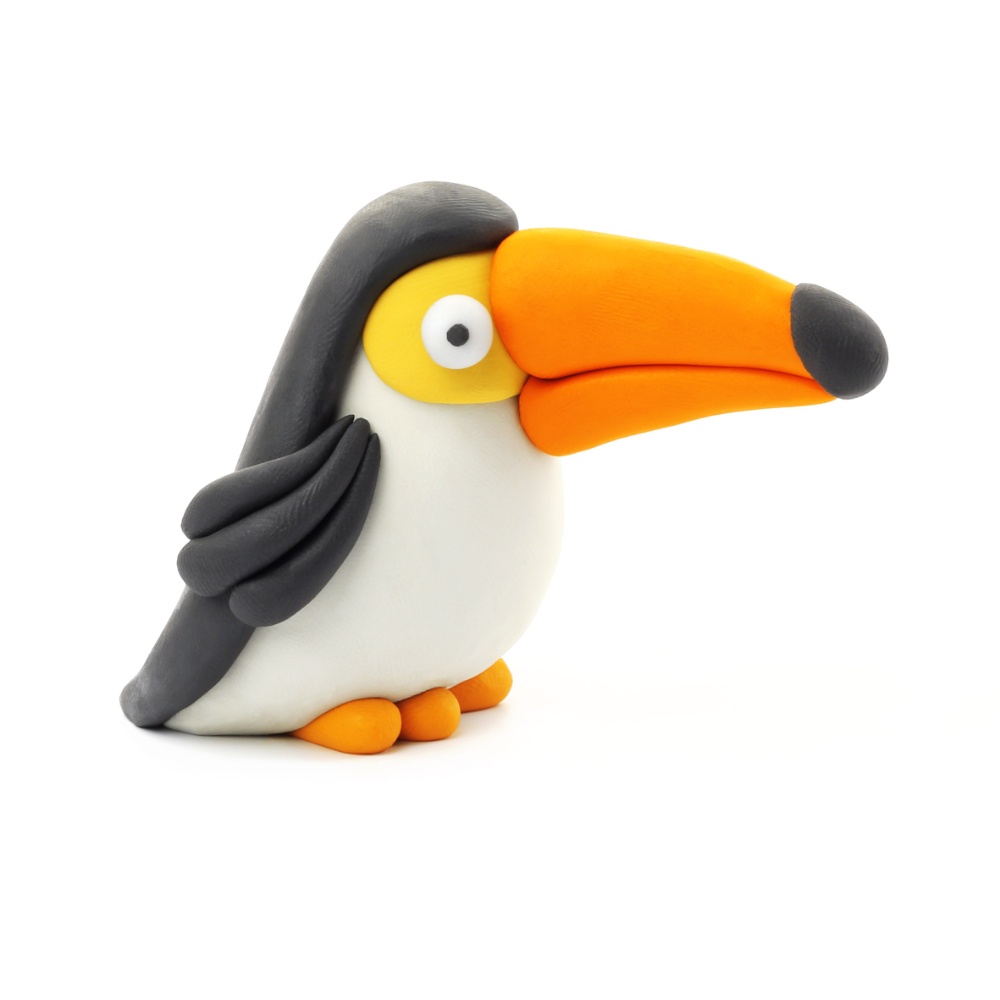 Hey Clay - Modelling Air-Dry Clay with Fun Interactive App - Birds, 15 cans - Image 3
