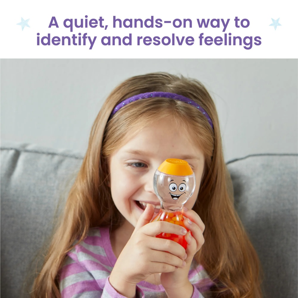 Hand2Mind - Express Your Feelings™ Sensory Bottles - Excited, Nervous, Lonely, and Impatient - Image 5