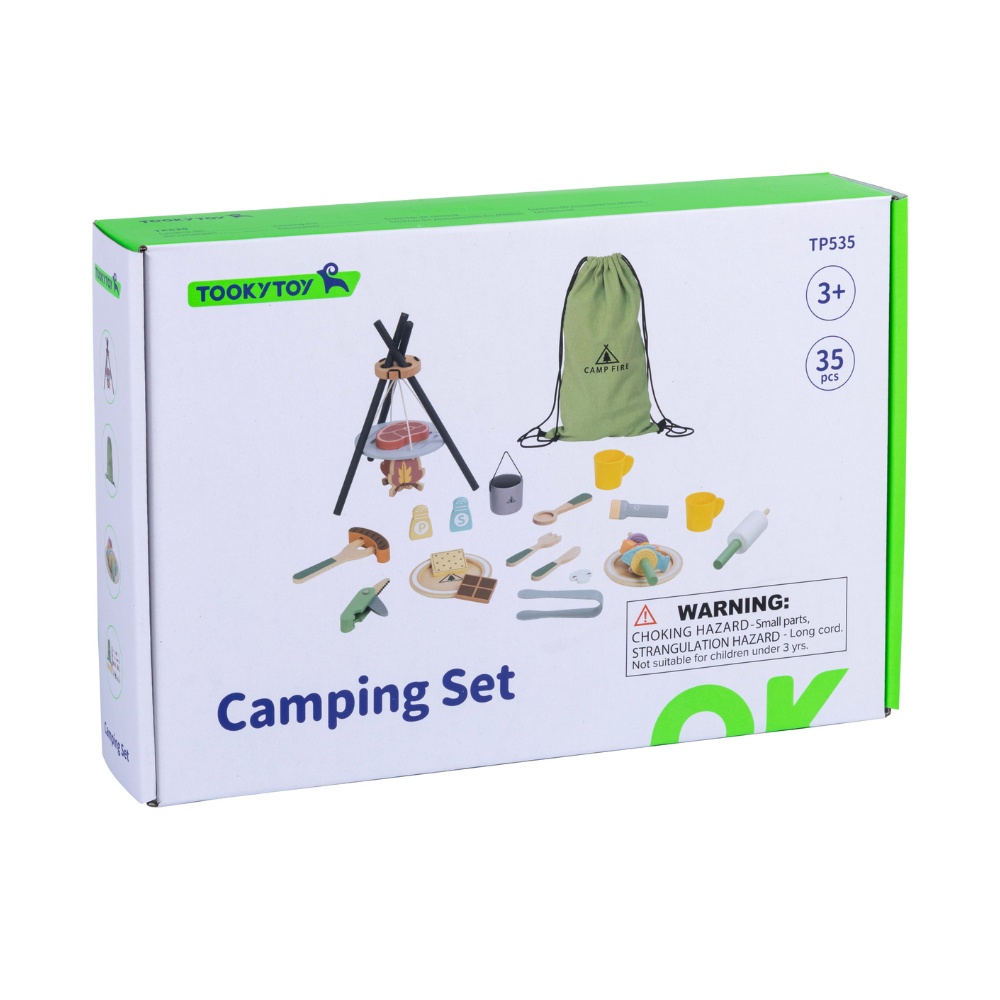 TookyToy - Pretend Play Cooking By The Campfire Toy Set - Image 5