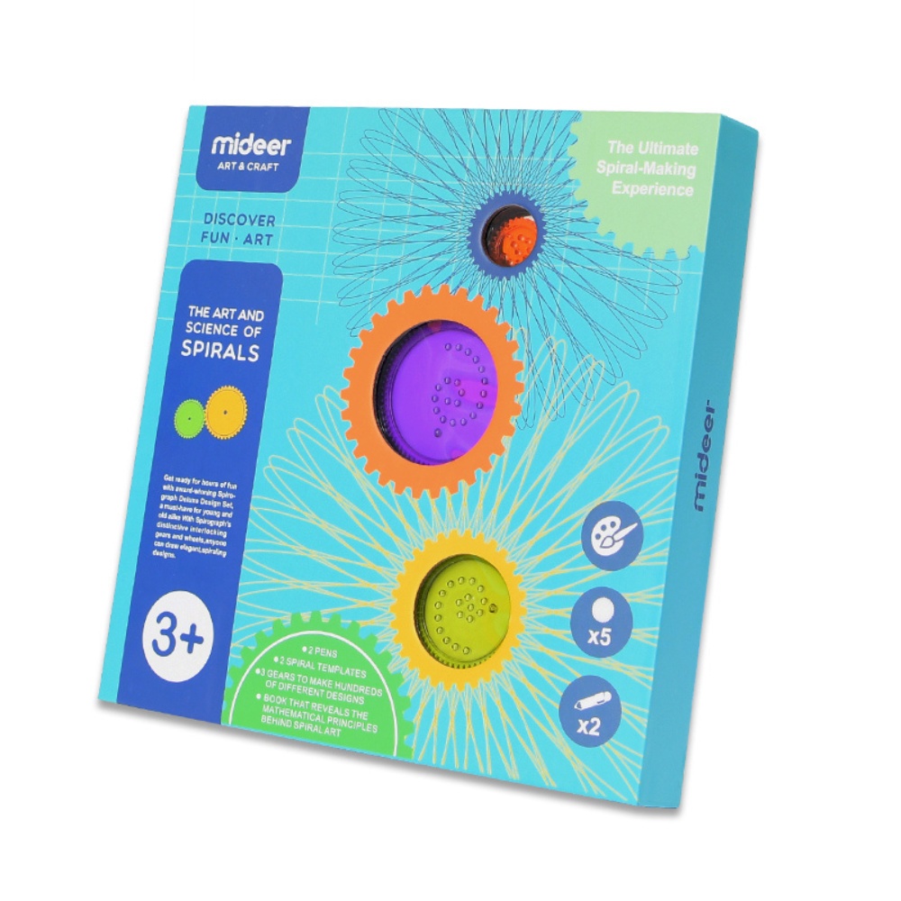 Mideer - Children's Spirograph Drawing Kit - Geometric Design Art Set - Image 4