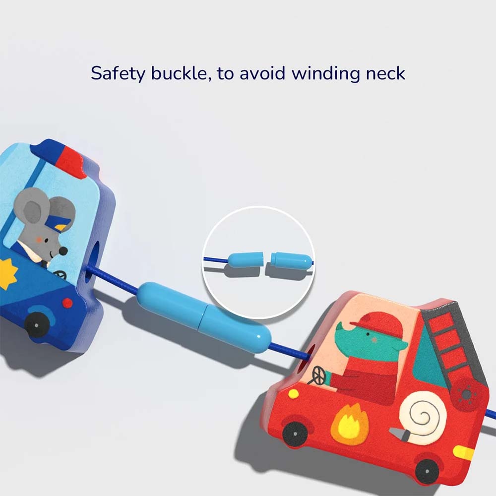Mideer - Fine Motor Lacing Transport Set - Threading Activity for Kids - Image 2