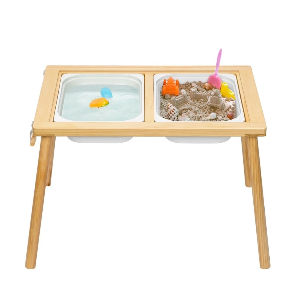 TookyToy - Multi-Activty Kids Table with Sensory Bins, Tabletop & Roll Holder - Image 6