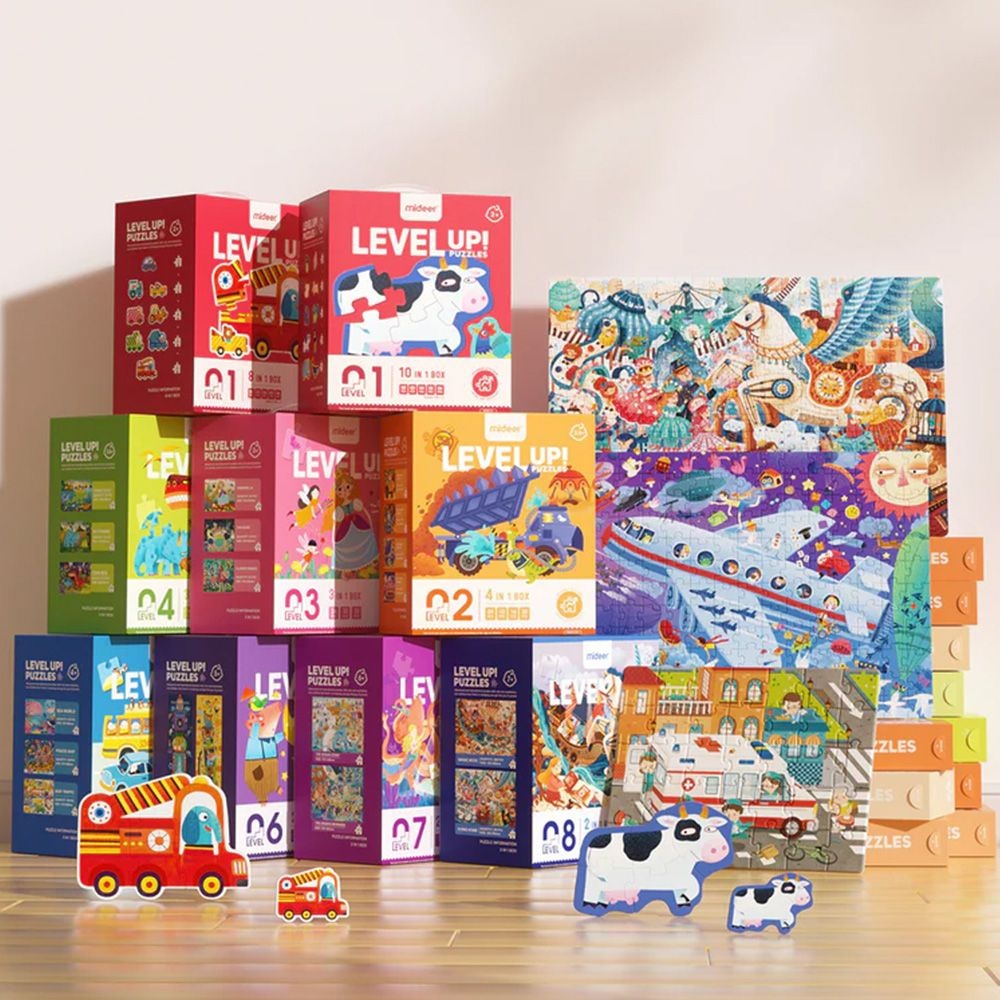 Mideer - Level Up Jigsaw Puzzle for Kids - 2-in-1 - Level 8 Magic Fantasy World - Image 6