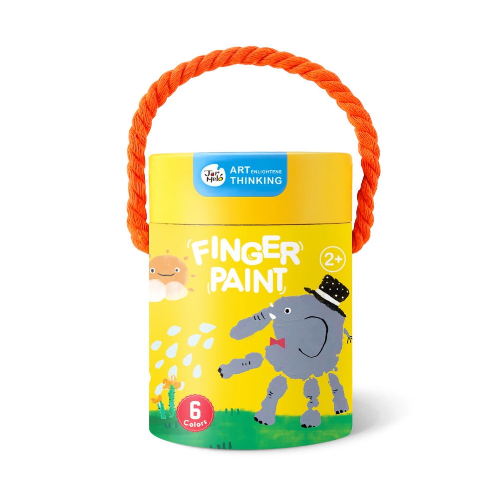 Jar Meló - Finger Paint - Non-Toxic & Safe for Kids - 6 Colours - Image 4