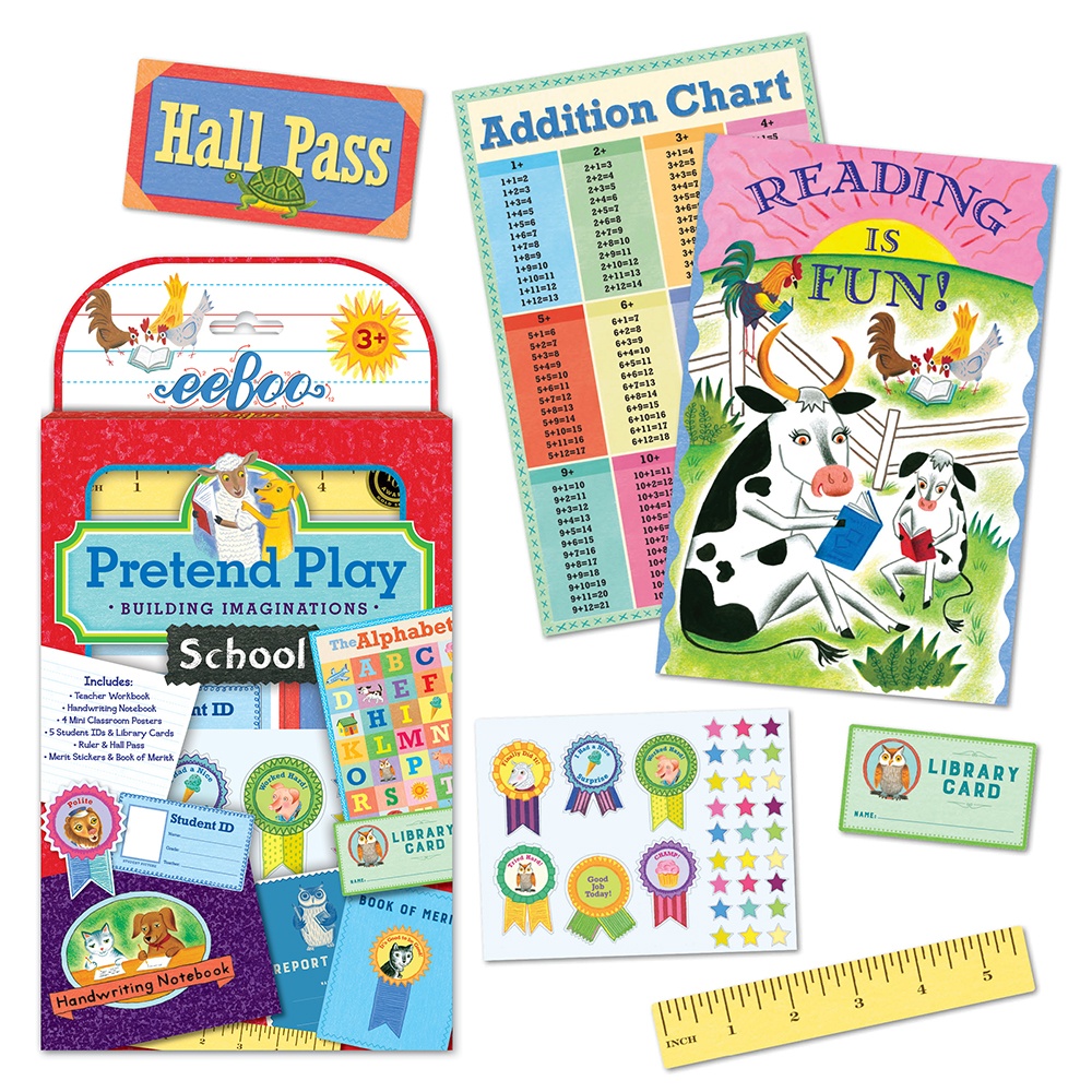 eeBoo - School Pretend Play -**