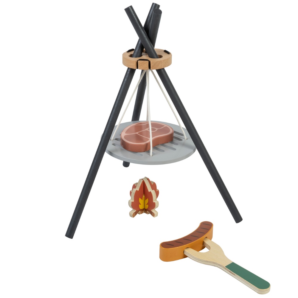 TookyToy - Pretend Play Cooking By The Campfire Toy Set - Image 2