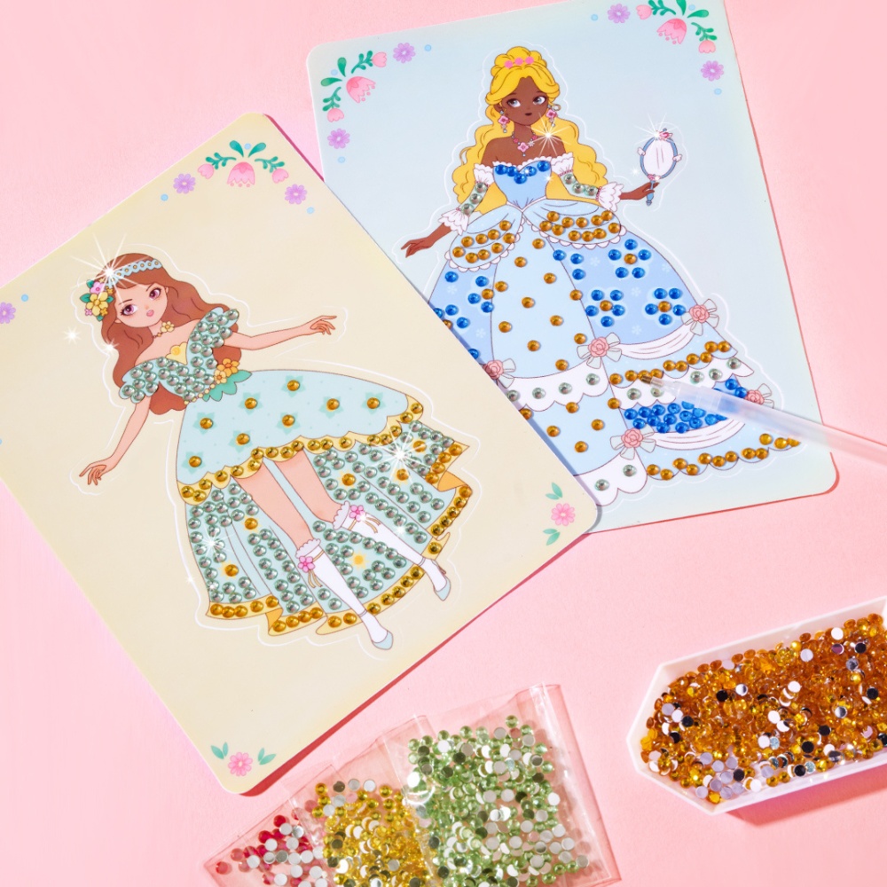 Mideer - 3-in-1 Makeup and Dress Up Arts & Crafts Book Set: Princess Fashion Show - Image 8