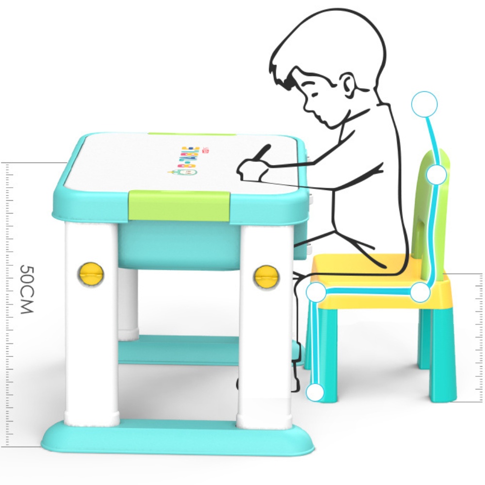 Feelo - Multi-Functional Building Table & Chair - 55 Pieces - Image 5