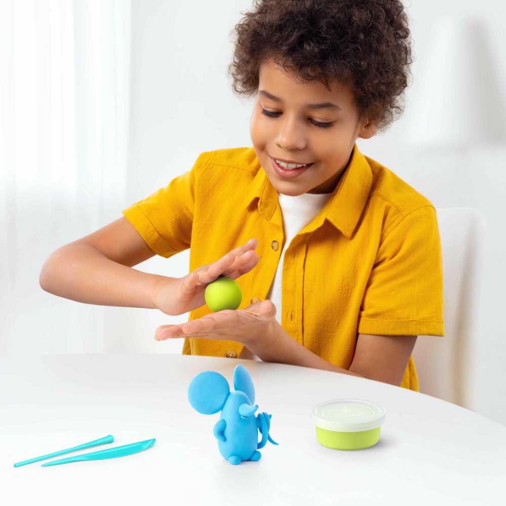Hey Clay - Modelling Air-Dry Clay with Fun Interactive App - Fluffy Pets, 15 cans - Image 2