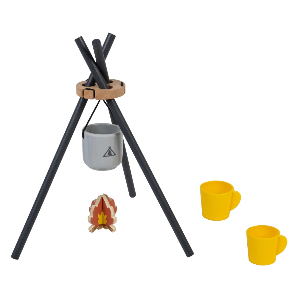 TookyToy - Pretend Play Cooking By The Campfire Toy Set - Image 3