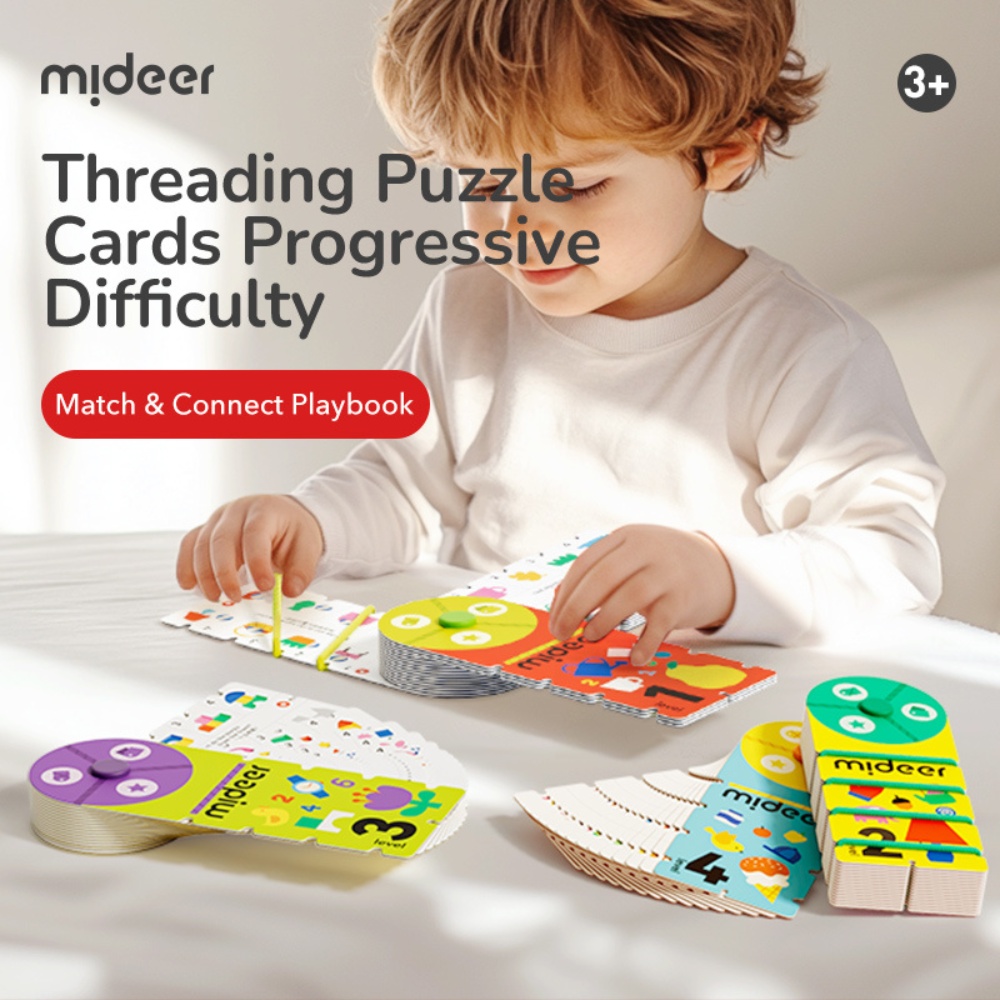 Mideer - Threading Match Cards - String Lacing Educational Game for Kids - Image 5