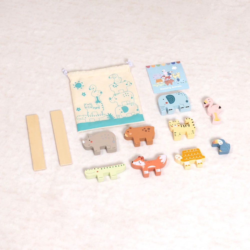 TookyToy - Wooden Stacking Animals Activity Toy - Image 5