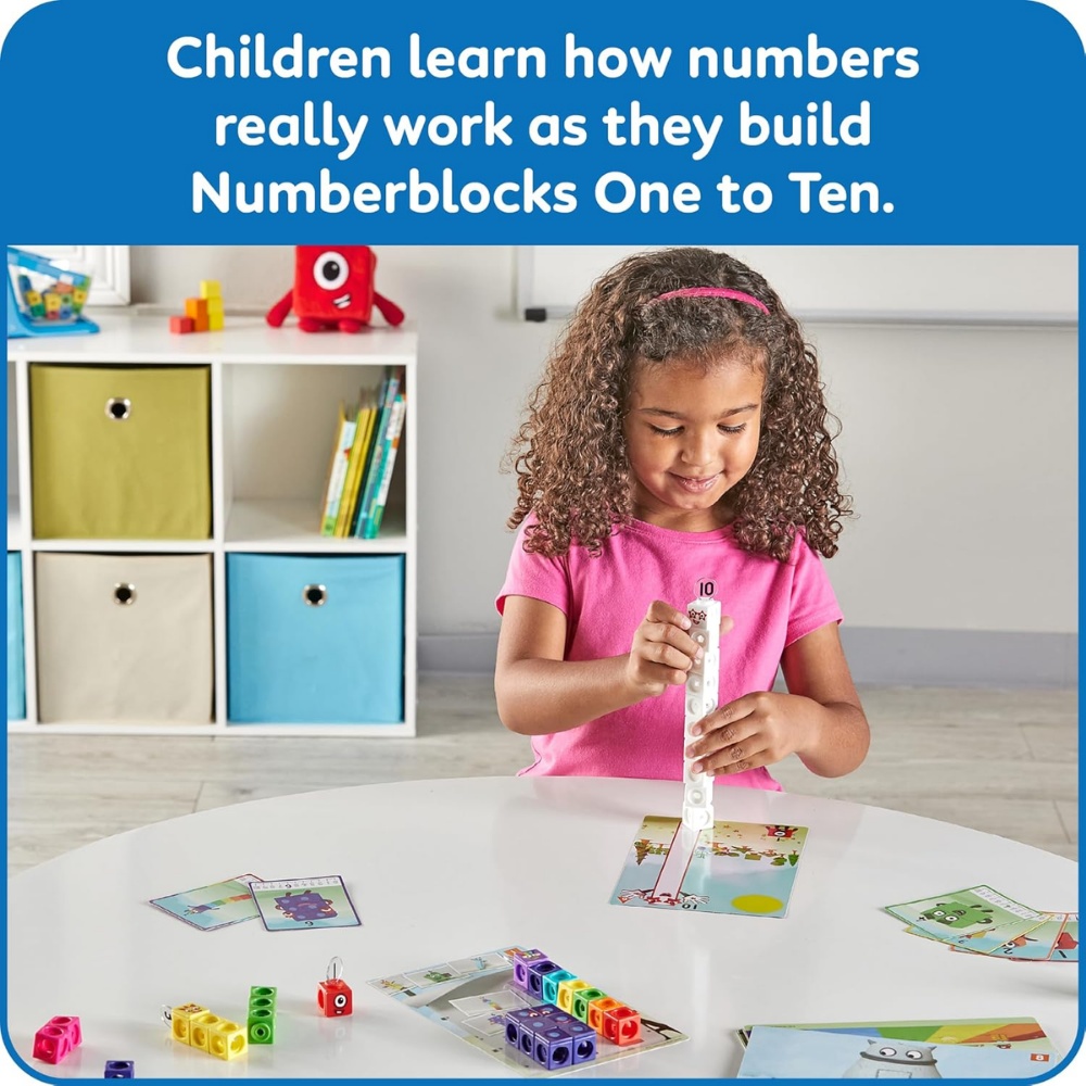 Learning Resources - MathLink® Cubes Numberblocks 1 - 10 Activity Set - Image 2