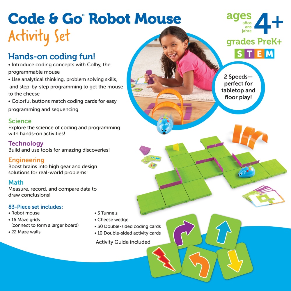 Learning Resources - Code & Go™ Robot Mouse Activity Set - Image 6