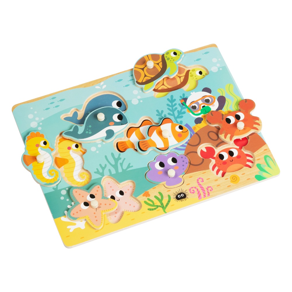 hi Pando - Ocean Themed Animal Puzzle - 8pcs - Image 3