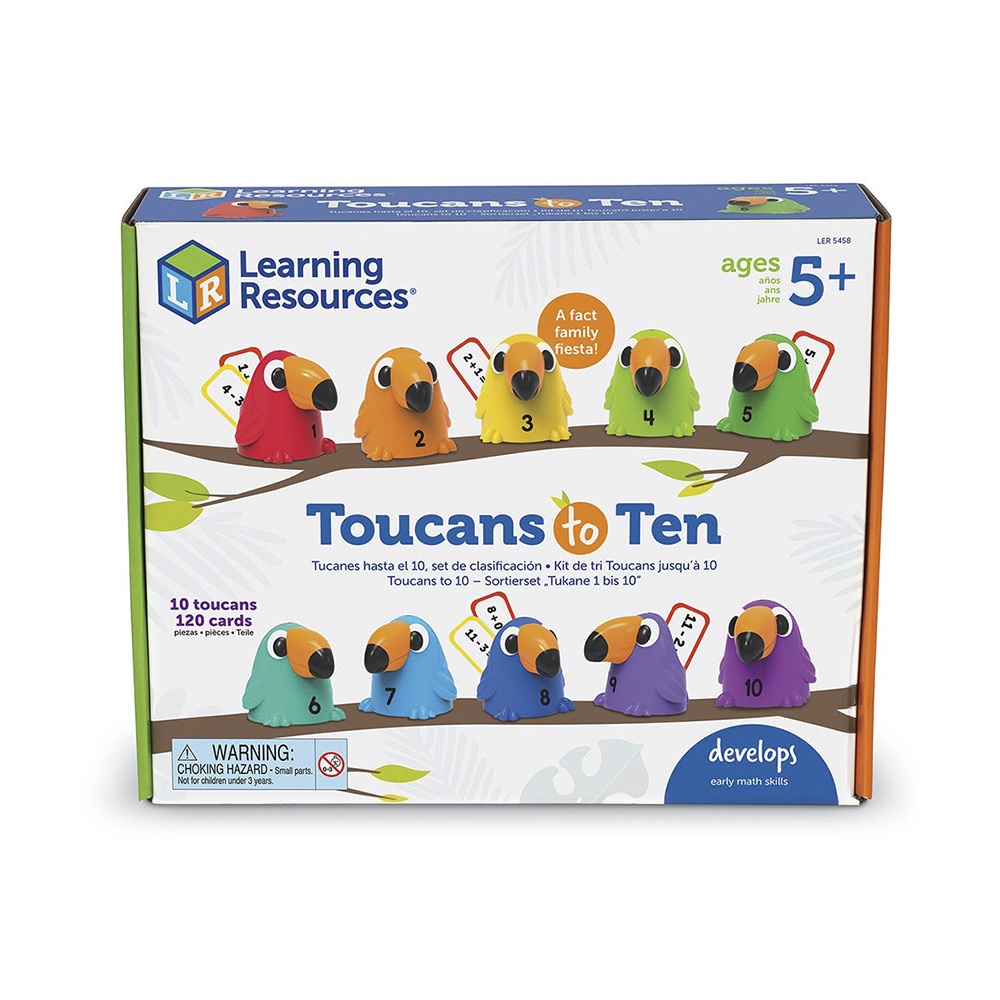 Learning Resources - Toucans to Ten Addition & Subtraction Maths Game for Kids Ages 5+ - Image 4