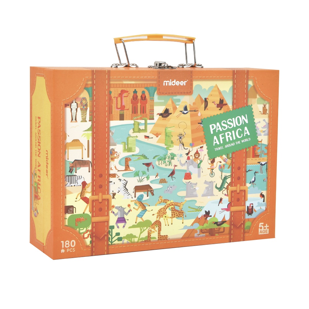 Mideer - Travel Around the World Puzzle - Passion Africa - 180pcs - Image 3