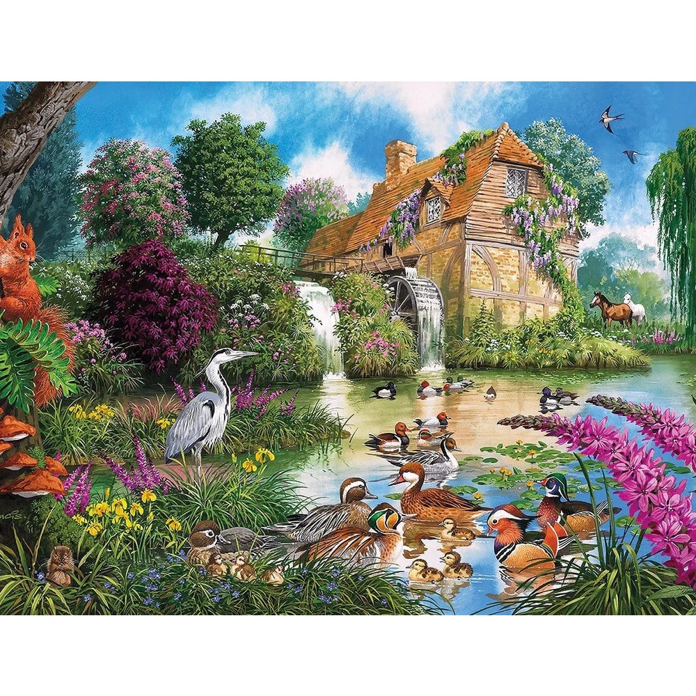 Gibsons - Flora & Fauna - 4 x 500 Piece Jigsaw Puzzles - Image 4