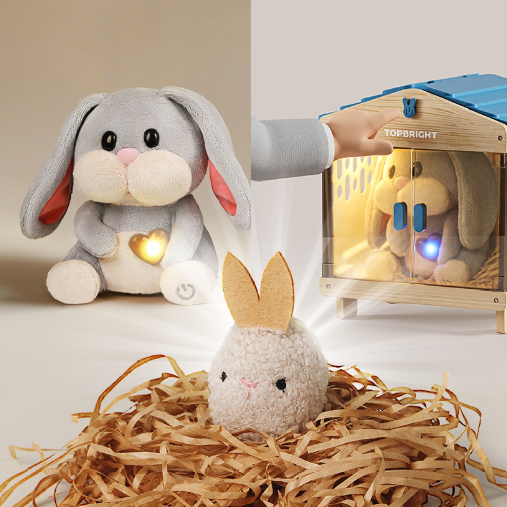 TopBright - Pretend Play Pet Care Kit - Interactive Bunny with Sound & Lights - Image 6