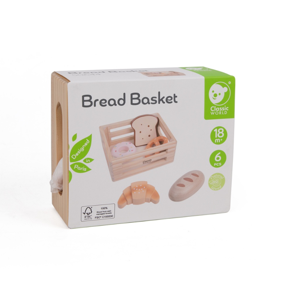 Classic World - Pretend & Play - Bread Basket - Image 5