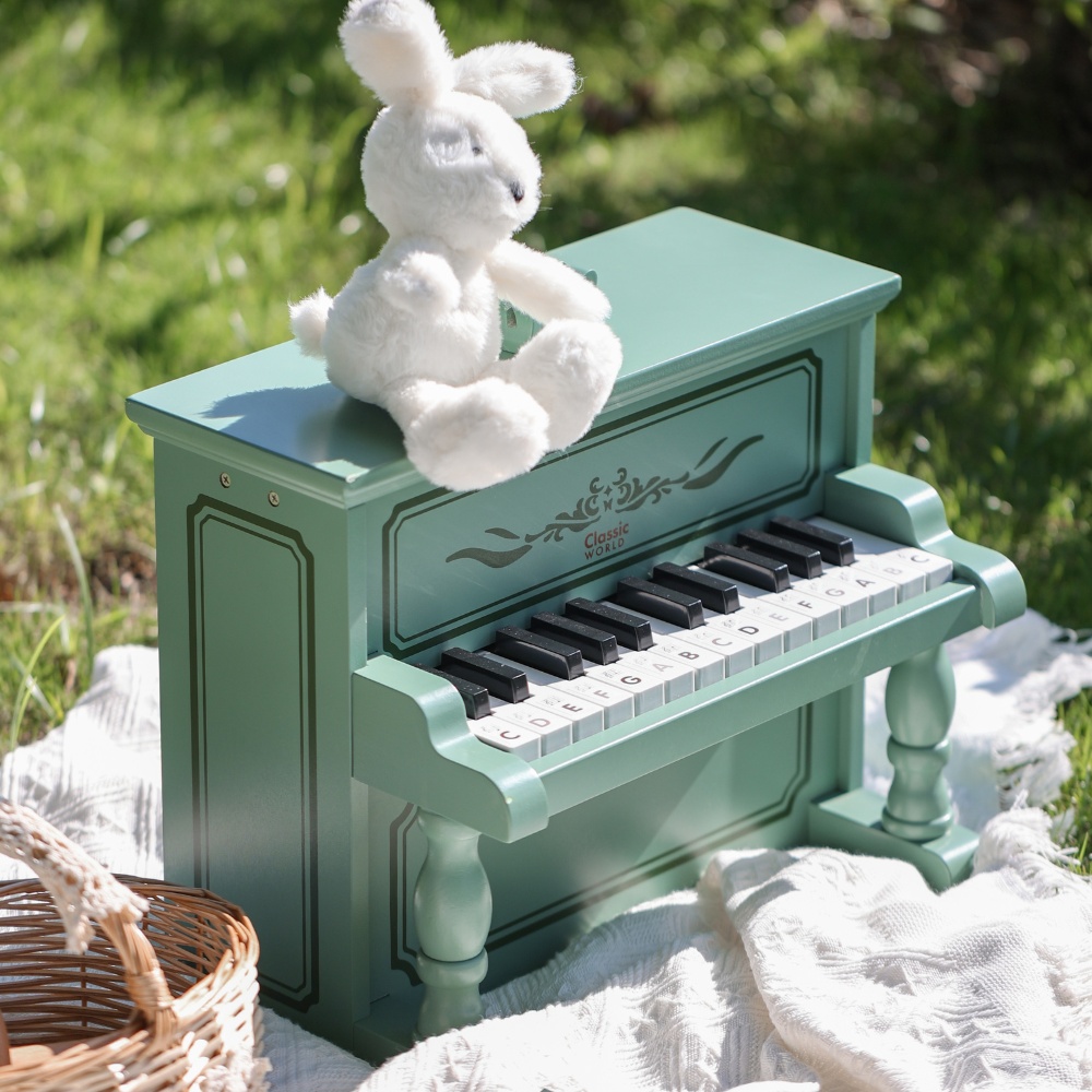 Classic World - Pretend & Play - Wooden Vintage Piano - Image 2