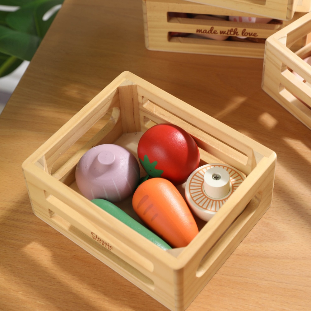 Classic World - Pretend & Play - Vegetable Basket - Image 2