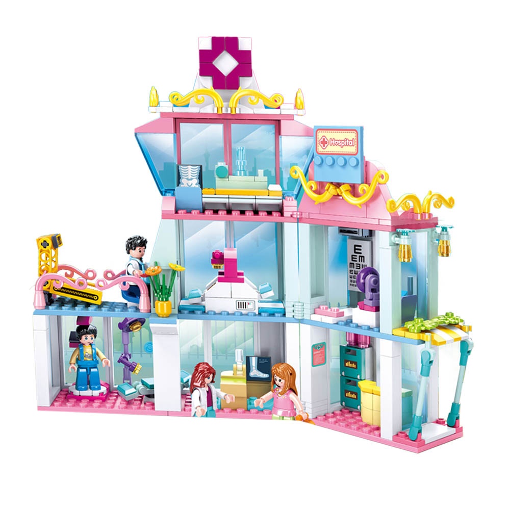 Sluban Building Set: Girls Dream - Hospital - 459pcs - Image 2