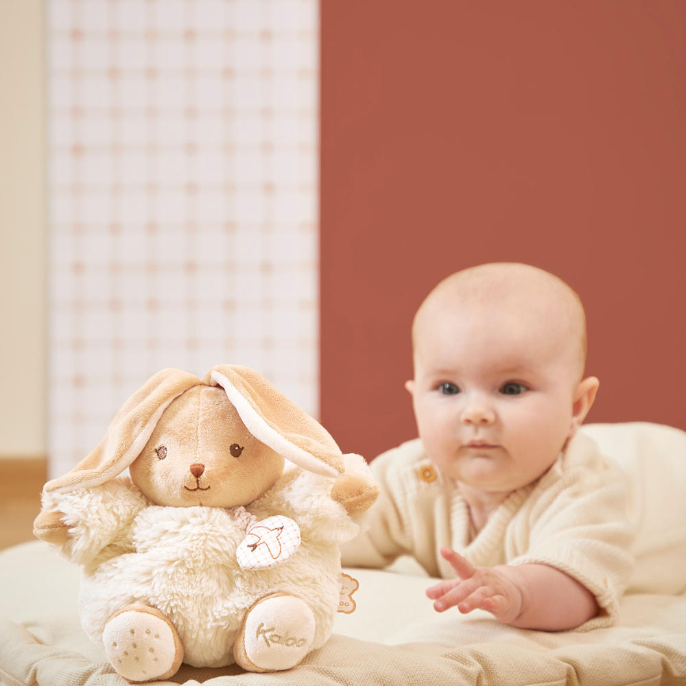 Kaloo - Musical Soft Toy - Cream Rabbit Patapouf - 17cm - Image 2