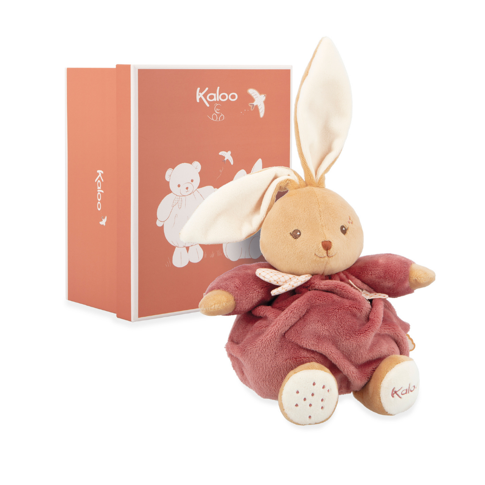 Kaloo - Soft Toy - Burgundy Rabbit Patapouf - 17cm