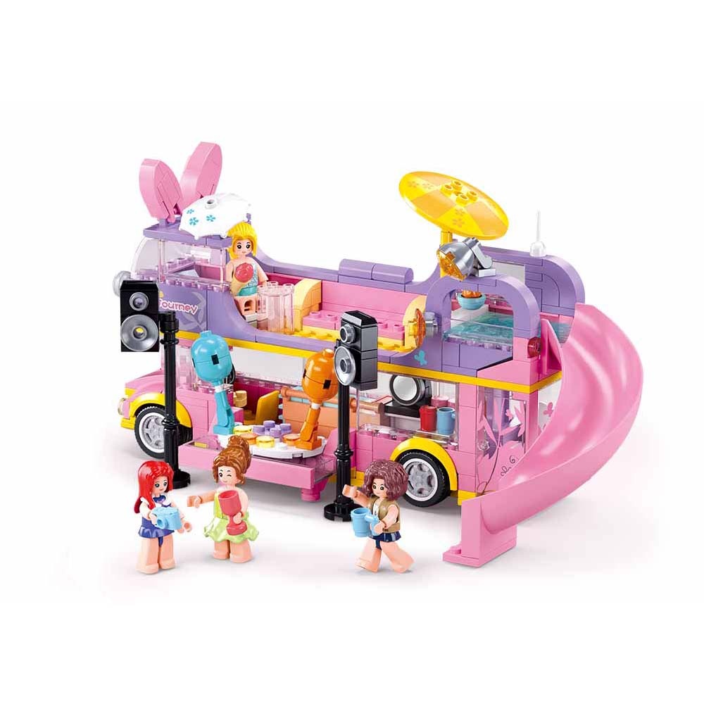 Sluban Building Set: Girls Dream - Music RV - 412pcs - Image 3