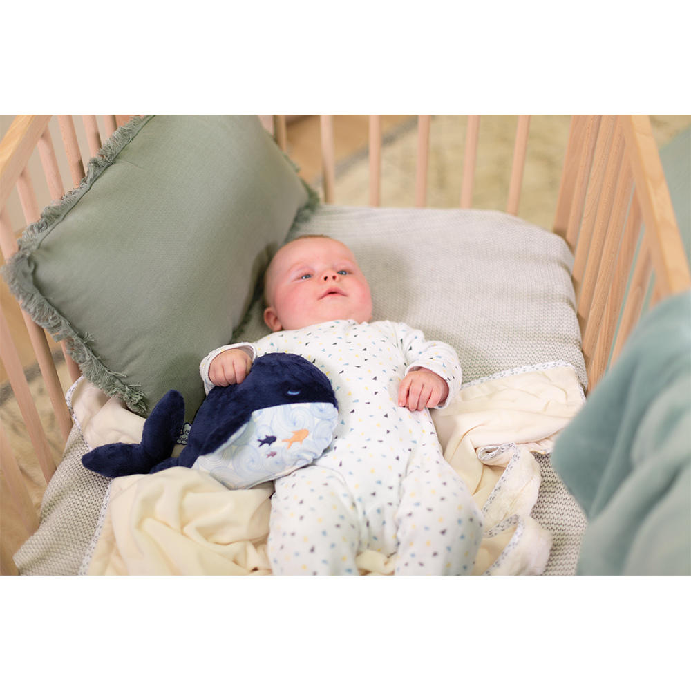 Kaloo - Wellness Soft Toy with Hot & Cold Pack - Whale - 17cm - Image 2